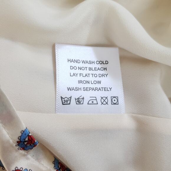 NEW Tularosa Boho Perry Top Revolve Polka Dot Scarf Print Summer Women XS - Picture 13 of 13